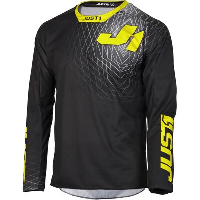 Just1 J-Force Lighthouse Maglia Motocross - Nero Giallo - XL - Unisex Just1 J-Force Lighthouse Maglia Motocross - Nero Giallo - XL - Unisex