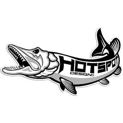 Pegatina Hotspot Design Pike Blanco y Negro 54x30cm - Pegatina Pegatina Hotspot Design Pike Blanco y Negro 54x30cm - Pegatina