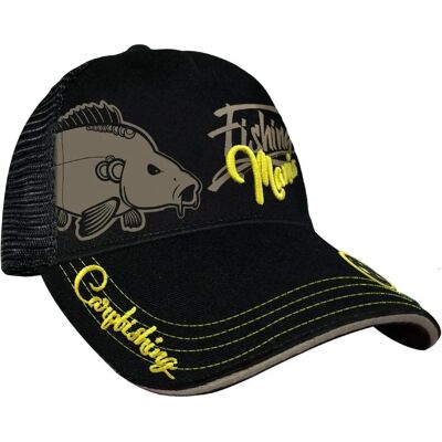 HOTSPOT DESIGN Carpfishing Mania Cap Schwarz - Cap HOTSPOT DESIGN Carpfishing Mania Cap Schwarz - Cap