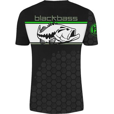 HOTSPOT DESIGN - Linear Bass - Schwarz - M - T-shirt HOTSPOT DESIGN - Linear Bass - Schwarz - M - T-shirt