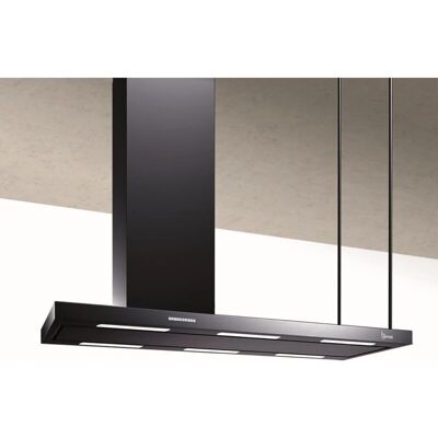 Campana isla Baraldi Elea - 176 cm negra - 4 velocidades Campana isla Baraldi Elea - 176 cm negra - 4 velocidades