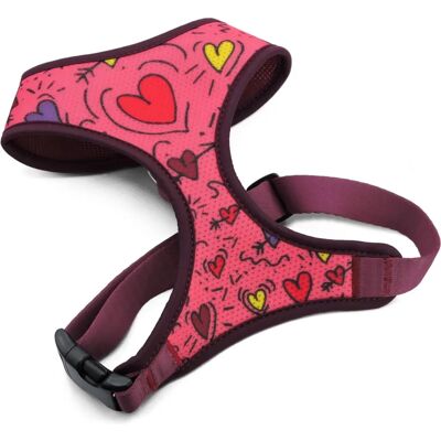 Morso Hondenharnas Pink Think - Ademend Air Mesh - Hondenharnas Morso Hondenharnas Pink Think - Ademend Air Mesh - Hondenharnas