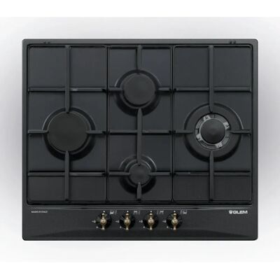 Glem Gas GT645AN - Antracite - Piano cottura Glem Gas GT645AN - Antracite - Piano cottura