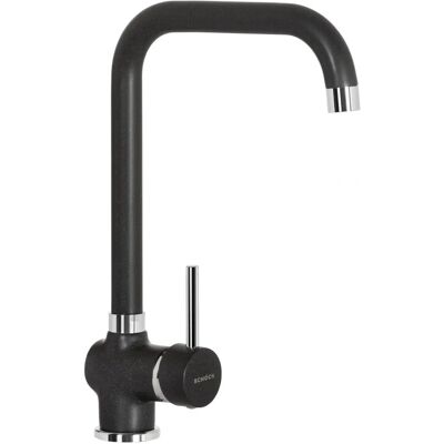 Schock SXTIME13 Black Kitchen Faucet - Single Lever, 360° Swivel, Standard Spout Schock SXTIME13 Black Kitchen Faucet - Single Lever, 360° Swivel, Standard Spout