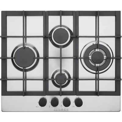 Schock - PC60 AVG 1T Rombo INOX - 4 fuochi - Piastra a gas Schock - PC60 AVG 1T Rombo INOX - 4 fuochi - Piastra a gas