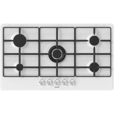 Schock - PC90 AV - Bianco - 5 fuochi - Gas Hob Schock - PC90 AV - Bianco - 5 fuochi - Gas Hob
