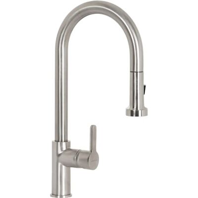 Schock SXALTD90 RVS Keukenkraan - 90° Draai Dubbelstraal Professioneel Schock SXALTD90 RVS Keukenkraan - 90° Draai Dubbelstraal Professioneel