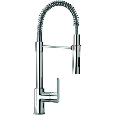 Schock SXSOFT80 Kitchen Faucet Chrome - Single Lever Mixer, Pull-Out Hand Shower, Double Jet Schock SXSOFT80 Kitchen Faucet Chrome - Single Lever Mixer, Pull-Out Hand Shower, Double Jet