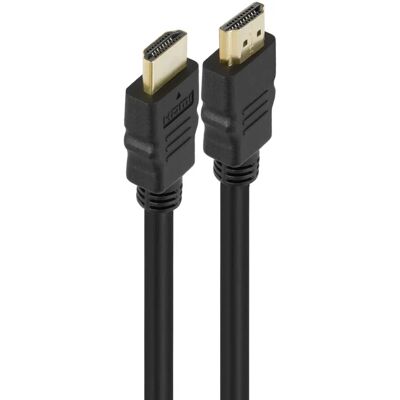 Câble HDMI Ewent EC1336 - 15m - Contacts Or - HDMI 1.4 - Noir - Publicité Câble HDMI Ewent EC1336 - 15m - Contacts Or - HDMI 1.4 - Noir - Publicité