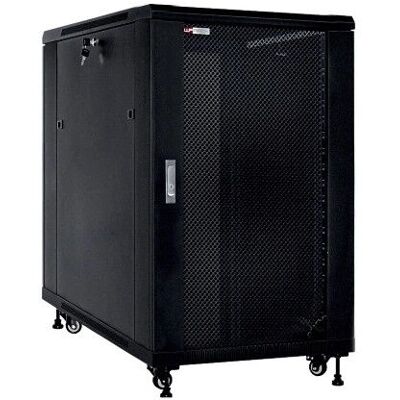 WP Rack & Cabling 15U Stahl-Serverschrank Schwarz - Rack Cabinet WP Rack & Cabling 15U Stahl-Serverschrank Schwarz - Rack Cabinet