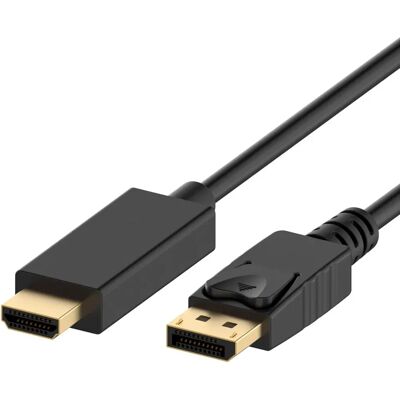Adaptador de Cabo DisplayPort HDMI Ewent EC1433 - 5m Adaptador de Cabo DisplayPort HDMI Ewent EC1433 - 5m