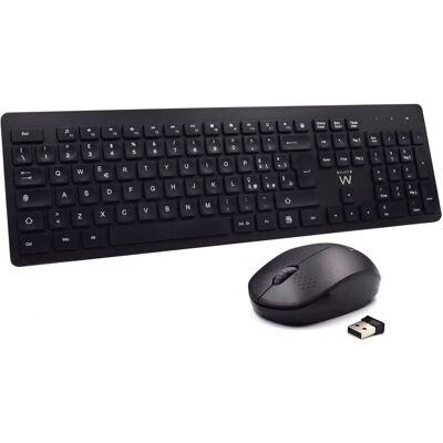 Ewent EW3255 Drahtlose Tastatur und Maus-Set - Italienisches QWERTY Ewent EW3255 Drahtlose Tastatur und Maus-Set - Italienisches QWERTY
