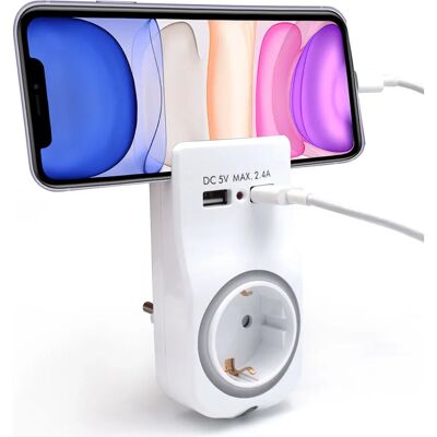 Cargador Welly Enjoy IT WY13030 para Smartphone y Tableta - 2 Puertos USB - Blanco Cargador Welly Enjoy IT WY13030 para Smartphone y Tableta - 2 Puertos USB - Blanco