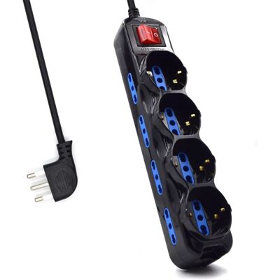Ewent EW3855 Przedłużacz zasilania - 12 gniazd, 1,5 m kabel, czarny Ewent EW3855 Przedłużacz zasilania - 12 gniazd, 1,5 m kabel, czarny
