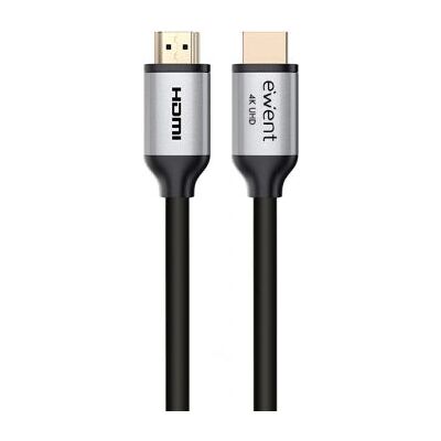 Câble HDMI Ewent EC1346 - 1,8m - Noir - Publicité Câble HDMI Ewent EC1346 - 1,8m - Noir - Publicité