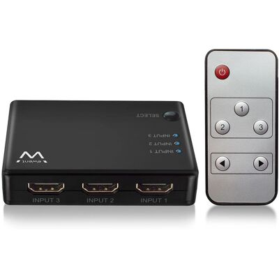 Ewent EW3730 HDMI Umschalter - 3x1 4K HDMI 30Hz Ewent EW3730 HDMI Umschalter - 3x1 4K HDMI 30Hz
