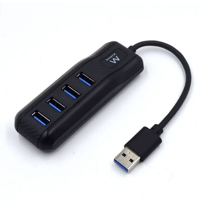 Ewent EW1138 USB Hub - 4 Portas - Preto Ewent EW1138 USB Hub - 4 Portas - Preto