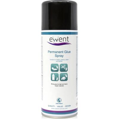 Ewent EW5626 Spray de Cola - Secagem Rápida, Permanente, à Base de Borracha Ewent EW5626 Spray de Cola - Secagem Rápida, Permanente, à Base de Borracha