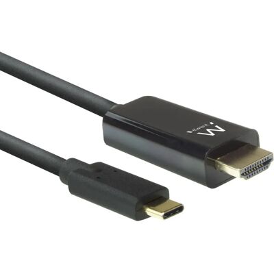Adaptador USB-C para HDMI Ewent EW9824 2 m - Cabo de vídeo Adaptador USB-C para HDMI Ewent EW9824 2 m - Cabo de vídeo