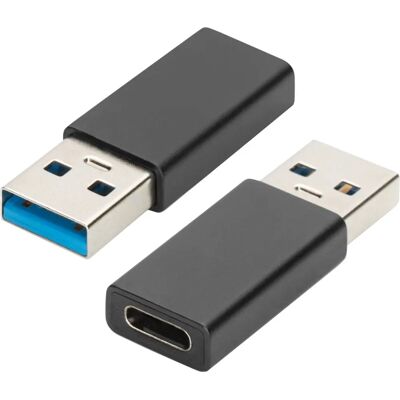 Ewent EW9650 USB-C auf USB-A Adapter - Schwarz Ewent EW9650 USB-C auf USB-A Adapter - Schwarz