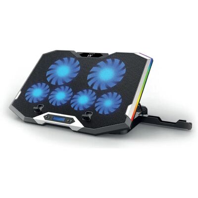 Base de refrigeração para laptop Ewent EW1260 - 17" - Preto e branco Base de refrigeração para laptop Ewent EW1260 - 17" - Preto e branco