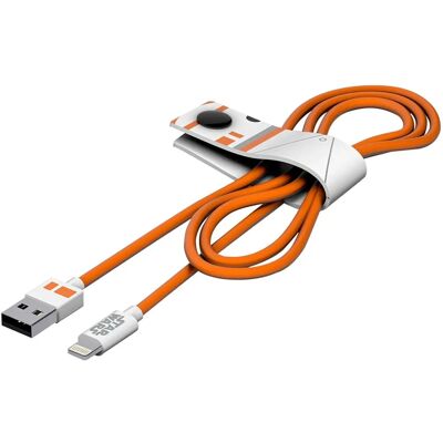 Cabo Lightning Tribe - 1,2 m Laranja/Branco - Tipo de produto Cabo Lightning Tribe - 1,2 m Laranja/Branco - Tipo de produto