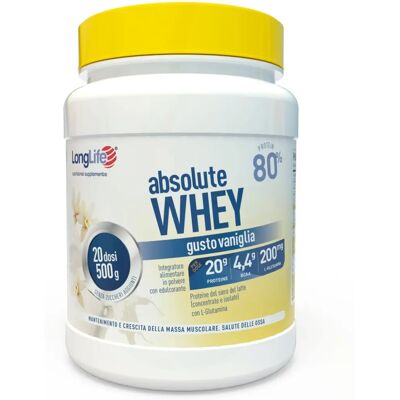 Longlife Absolute Whey Vaniglia - Integratore Proteico Longlife Absolute Whey Vaniglia - Integratore Proteico
