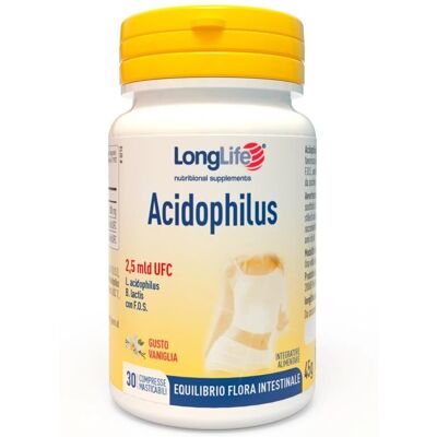 Longlife Acidophilus - Integratore probiotico per l'equilibrio intestinale Longlife Acidophilus - Integratore probiotico per l'equilibrio intestinale
