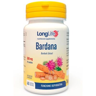 Longlife Bardana 500mg - Detox pelle e corpo - Vegetariano & Vegano Longlife Bardana 500mg - Detox pelle e corpo - Vegetariano & Vegano