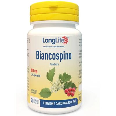 Longlife Biancospino 300mg - Integratore per il Cuore Longlife Biancospino 300mg - Integratore per il Cuore