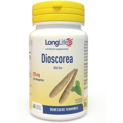 LongLife Dioscorea 300mg, 375mg - Integratore alimentare LongLife Dioscorea 300mg, 375mg - Integratore alimentare