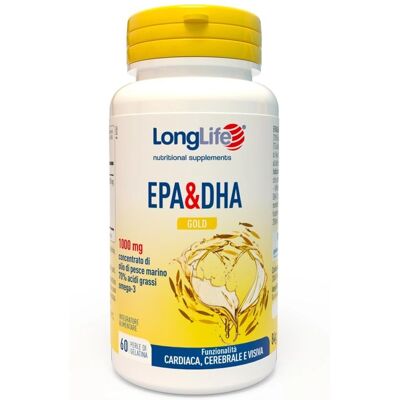 Longlife EPA & DHA Gold 60 capsules - Complément d'oméga-3 - Publicité Longlife EPA & DHA Gold 60 capsules - Complément d'oméga-3 - Publicité