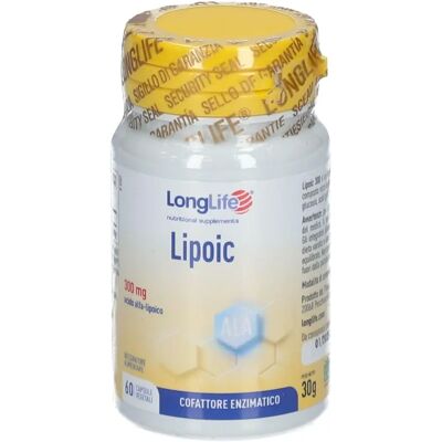 Longlife Lipoic 300mg Antiossidante Vegetariano - Integratore Alimentare Longlife Lipoic 300mg Antiossidante Vegetariano - Integratore Alimentare