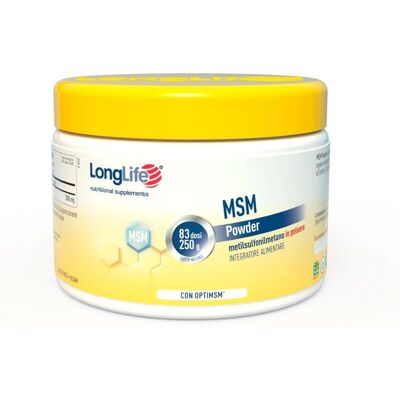 Polvere MSM Longlife - Pelle, Capelli, Unghie - Integratore alimentare Polvere MSM Longlife - Pelle, Capelli, Unghie - Integratore alimentare