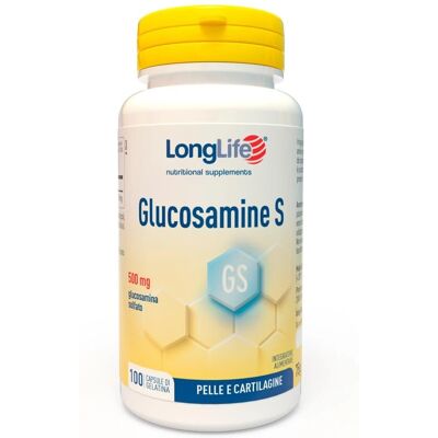 Longlife Glucosamina S 500mg - Supporto articolazioni e pelle Longlife Glucosamina S 500mg - Supporto articolazioni e pelle