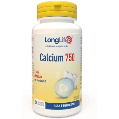 Longlife Calcium 750mg - Soutient la santé osseuse - Publicité Longlife Calcium 750mg - Soutient la santé osseuse - Publicité
