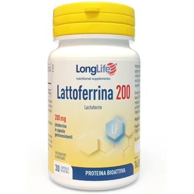 Integratore LongLife Lattoferrina 200 Mg - Rinforza il sistema immunitario Integratore LongLife Lattoferrina 200 Mg - Rinforza il sistema immunitario