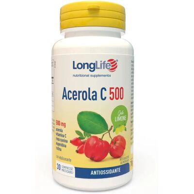 Longlife Acerola C 500 - Integratore per il sistema immunitario Longlife Acerola C 500 - Integratore per il sistema immunitario
