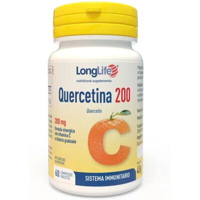 Longlife Quercetina 200 - Supporto Immunitario - 60 Compresse Longlife Quercetina 200 - Supporto Immunitario - 60 Compresse
