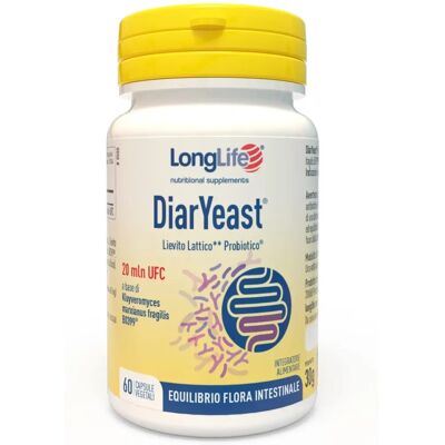 Longlife Srl Longlife Diaryeast - Integratore Probiotico per l'Intestino Longlife Srl Longlife Diaryeast - Integratore Probiotico per l'Intestino