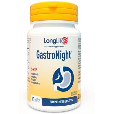 LongLife Gastronight - Supporto digestivo e sonno - 30 Capsule LongLife Gastronight - Supporto digestivo e sonno - 30 Capsule
