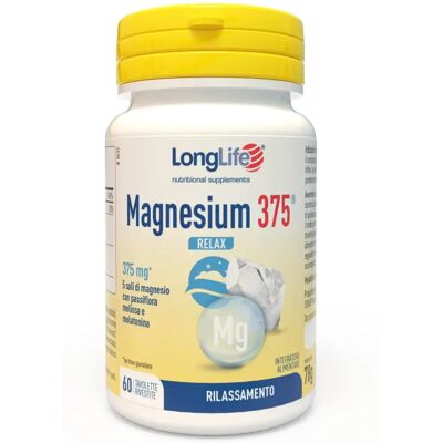 Longlife Magnesio 375 Relax - Integratore alimentare Longlife Magnesio 375 Relax - Integratore alimentare