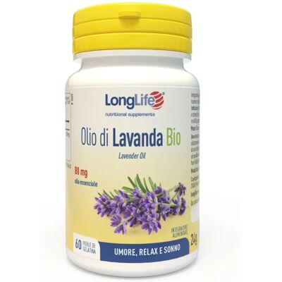 Integratore Olio di Lavanda LongLife - Rilassamento & Sonno Integratore Olio di Lavanda LongLife - Rilassamento & Sonno