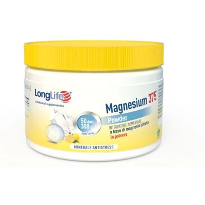 Longlife Magnesio 375 Polvere - Integratore Alimentare Longlife Magnesio 375 Polvere - Integratore Alimentare
