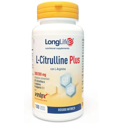 Longlife L-Citrulline Plus - Integratore Alimentare con Capsule Vegetali Longlife L-Citrulline Plus - Integratore Alimentare con Capsule Vegetali