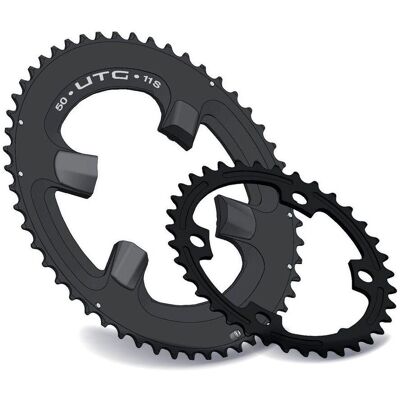 Miche Ultegra Kettingbladen Set - 11 Speed, 34/50T, Zwart Miche Ultegra Kettingbladen Set - 11 Speed, 34/50T, Zwart