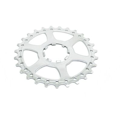 Miche 27T Zilveren Fietscassette - Bike Cassette Miche 27T Zilveren Fietscassette - Bike Cassette