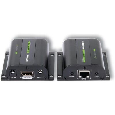 Techly Techly IDATA EXT-E70I HDMI AV Extender - Black Techly Techly IDATA EXT-E70I HDMI AV Extender - Black