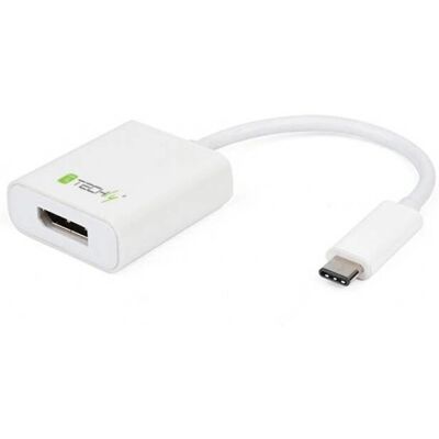 Adattatore USB-C a DisplayPort Techly - 3840x2600 - Bianco Adattatore USB-C a DisplayPort Techly - 3840x2600 - Bianco