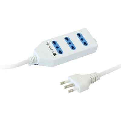 Protezione da sovratensione Techly IUPS-PCP-413 - 3 Prese, Bianco Protezione da sovratensione Techly IUPS-PCP-413 - 3 Prese, Bianco